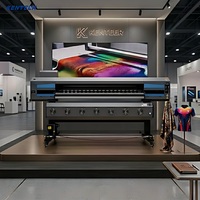 Imprimante à sublimation thermique haute vitesse 1,8 m avec 4 têtes Epson I3200, machine d'impression textile numérique pour l'impression de tissus de vêtements de sport