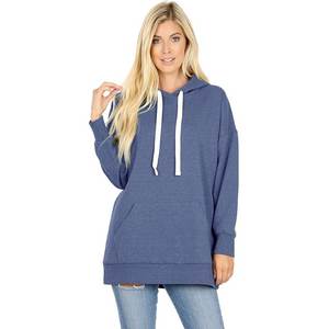 Plus Size 2025 High Quality Custom Crop Top Solid Breathable Fabric <b>Comfy</b> Fleece Pullover Women <b>Hoodies</b> - Product Image 5