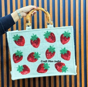 ผลิตภัณฑ์ที่ดีที่สุดของ2025มืออาชีพกำหนดเองทุกชนิดของแฟชั่นถุงผ้าใบปอกระเจาธรรมชาติจากอินเดีย - Product Image 2