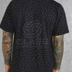 Haute qualité 100% Polyester hommes t-shirt séchage rapide et respirant strass vêtements léger personnalisation avec prix de gros - Product Image 5