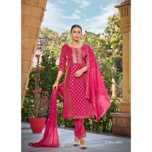 LANZAMIENTO NUEVO DESGASTE FESTIVO KURTA PENT Bordado trabajo detalle bordado en Kurti - Product Image 1