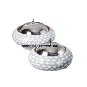 Juego de dos calentadores de alimentos de madera, cazuela de diseñador hecha a mano de calidad superior, olla caliente de metal elegante clásica - Product Image 1