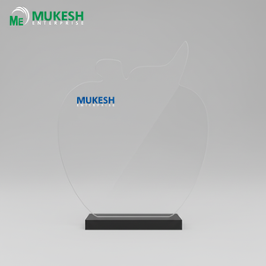 ถ้วยรางวัลอะคริลิครูปแอปเปิ้ลแบบกำหนดเอง ทนทาน ขัดเงา สลักลาย สำหรับมอบรางวัลองค์กร มอบรางวัลพนักงาน กิจกรรมกีฬาโรงเรียน - Product Image 4