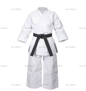 Unisex Karate Karate Uniformes brancos ternos para homens e mulheres em preços de fábrica barato Comprar quantidade maior para fazer a sua Marca personalizada