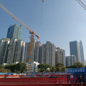 رافعة برجية حمولة <span class=keywords><strong>10</strong></span> طن TC6024 عالية الأداء <span class=keywords><strong>10</strong></span> طن علبة تروس محرك ديريك حالة جديدة ترس محامل PLC تحميل 6 طن - Product Image 1