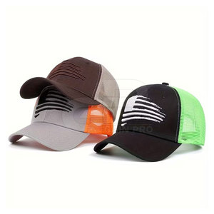 Casquette de camionneur Urban Puff brodée, dos en maille respirante, ajustement réglable, parfaite pour les tenues décontractées et les activités de plein air - Product Image 6