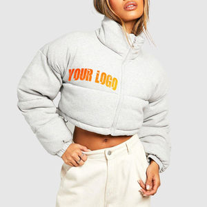 Veste Courte Matelassée Noire pour Femme – Collection Hiver – Rembourrage Coton – Personnalisable – Nouveauté Promotionnelle - Product Image 1