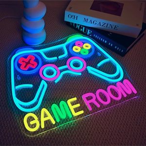 Néon <span class=keywords><strong>Manette</strong></span> de Jeu – Décoration de Salle de Jeu Rétroéclairée Alimentée par USB – Design Type PS/<span class=keywords><strong>Xbox</strong></span> pour Cave d'Homme, Salon - Product Image 5