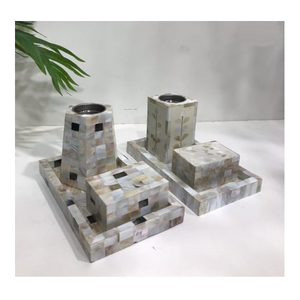 Bakhoor Brûleur 2024 Nouvelle Collection Nacre Incrustation Plateau Koweït Acrylique Boîte Belle Incrustation D'os Bakhoor Brûleur Mabkhara - Product Image 1