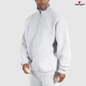 Top Trending Winter Season Low Price hoodies Wholesale Custom Design Casual Wear <b>Half</b> <b>Zip</b> <b>Sweatshirt</b> - Product Image 2