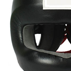 Protège-tête de boxe en cuir au design personnalisé avec caractéristiques de sécurité et respirantes Option de logo personnalisé Nouvelle arrivée - Product Image 6
