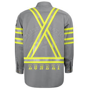 Camisas de Protección de Nivel Industrial al por Mayor, Mangas Largas, Ligeras, Tallas Grandes, Impermeables, Anti-Calor, Transpirables, Resistentes al Fuego para Soldadura - Product Image 2