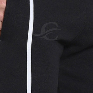 Pantalon de sport décontracté coupe droite en toile à motif pour le jogging - Product Image 4