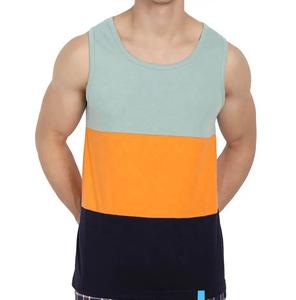Venta al por mayor logotipo personalizado de algodón que absorbe la humedad músculo Atlético camisas sin mangas ropa de fitness entrenamiento hombres gimnasio camiseta sin mangas para hombres - Product Image 1