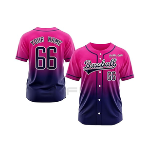 Uniforme de Béisbol con Rayas Verticales de Nuevo Diseño, Jersey con Logotipo y Nombre Personalizados, Uniforme de Béisbol Personalizado para Hombre - Product Image 6