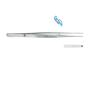Fórceps de tejido de acero inoxidable de alta calidad 1x2 dientes 17,5 cm / 7 "fabricante de instrumentos quirúrgicos - Product Image 6