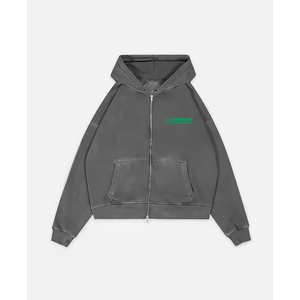 Sweat-shirts à fermeture éclair unisexes personnalisés, vestes à capuche de haute qualité, 100% coton molletonné/éponge française, sports d'hiver en plein air, décontractés - Product Image 6