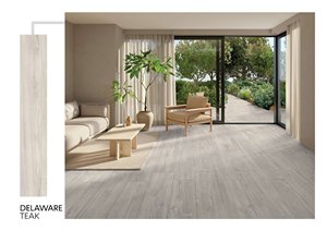 La madera más vendida de 200x1200mm parece cerámica, Baldosas de pared y suelo interiores y exteriores completamente mate - Product Image 2