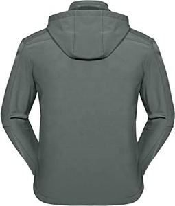 Chaqueta Softshell con Capucha, Chaqueta Impermeable, Chaquetas Forradas, Senderismo al Aire Libre - Product Image 6