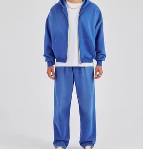 Custom 400 Gsm Sweat Suit with Acid Wash Distressed Embroidery Baggy <b>Trouser</b> and Hoodie Set Flared Tracksuit for <b>Women</b> 2026 - Product Image 6