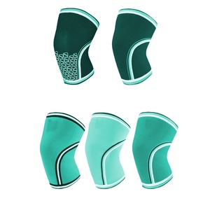 Manchons de genou en néoprène pour haltérophilie, avec logo personnalisé, protection de coude pour Cross-fit, entraînement de presse à la barre, coussinets de gym pour l'entraînement avec barre - Product Image 3