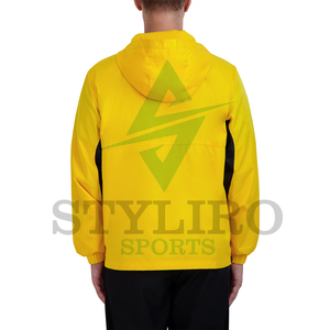 Men's Fashion Casual Windbreaker Jacket Slim Stand Collar Waterproof Hooded Embroidery Spring Autumn Winter Knitted Puffer - Product Image 6