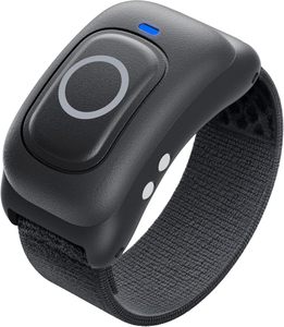 Télécommande sans fil noire pour caméra d'action, contrôle au pouce, Bluetooth, résistante aux éclaboussures IPX7 pour Insta360 X5 Go Ultra Ace Pro 2 - Product Image 1