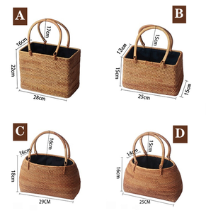 TOP CHOIX Vietnam sacs à main en rotin à la mode minimaliste Summer Vibe pour les voyages - Product Image 6