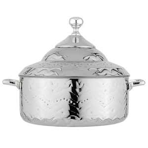 Casserole ronde élégante à double paroi en bois durable et acier inoxydable avec matériau en verre pour chaque occasion de repas - Product Image 6