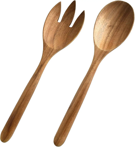 Vajilla portátil de madera Juegos de cubiertos de madera Tenedor Cuchara Palillo Vajilla de viaje Traje Juegos de vajilla ambiental - Product Image 2