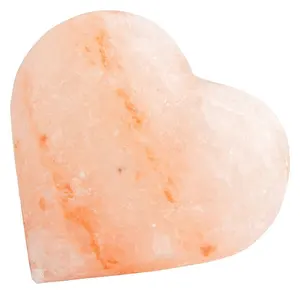 Himalayan Salt Massage Stone Heart Shape for Care of Body and Skin