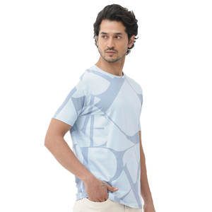 Camiseta de sublimación de alta calidad para hombre, camiseta ligera de manga corta de algodón y poliéster, ideal para marcas y ropa deportiva - Product Image 4