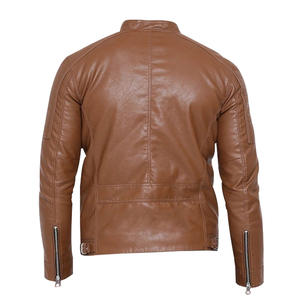 แจ็กเก็ตหนังสีตามสั่งแนวสตรีทสูงสำหรับฤดูหนาวผู้ชายผู้หญิงกันน้ำกันลมขอแนะนำ - Product Image 6