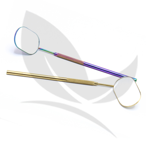กระจกติดขนตาปลายแหลมแหนบต่อขนตาสเตนเลสเป็นมิตรต่อสิ่งแวดล้อม - Product Image 1