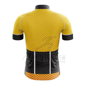 Jersey de ciclismo ventilado con cremallera completa y tres bolsillos traseros, traje de Ciclismo de ajuste de compresión para entrenamiento intenso, transpirable y elegante - Product Image 5