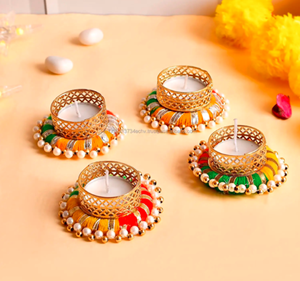 ที่ใส่ของหลากสีทำด้วยมือหลากสีของขวัญคืนของดิวาลีของขวัญคืนของตกแต่งชาของขวัญอินเดียที่ไม่เหมือนใครของตกแต่งบ้าน - Product Image 5