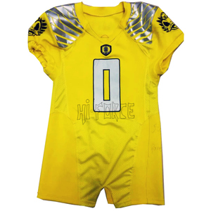 Venta al por mayor de alta calidad de los hombres del equipo de fútbol americano Jersey personalizado sublimado jugadores uniformes transpirable ropa de fútbol americano - Product Image 1