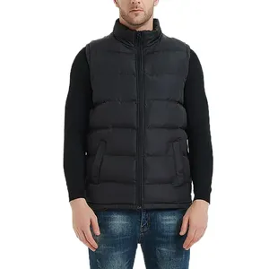 Chaleco impermeable de la mejor calidad para hombre, chaqueta de invierno duradera con logotipo personalizado y características transpirables - Product Image 1