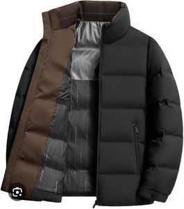 Latest Design Men Full Sleeve Puffer <b>Jacket</b> Stylish Casual Wear High Quality Waterproof Windproof Breathable Polyester/Nylon - Product Image 4