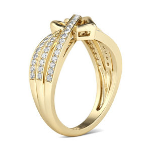 Bague Moissanite en or 10K/14K/18K Bague de mariage en pierre Moissanite Bague Moissanite pour femme - Product Image 1