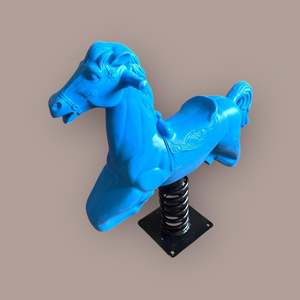 ของเล่นเด็กกลางแจ้ง ชิ้นส่วนพลาสติก ของเล่นม้ากระโดดสปริง - Product Image 1