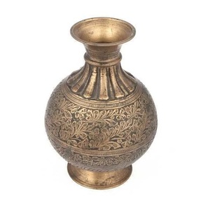 Top Tendance Pot De Fleur De Luxe En Laiton Antique Pot De Fleur Décoratif Vase pour La Décoration De Mariage Taille Personnalisée Disponible. - Product Image 2