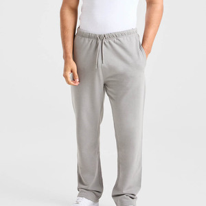Pantalon de jogging pour homme de haute qualité, coupe ample, jambe droite, séchage rapide, lavé, respirant, style ample, taille élastique et poches - Product Image 5