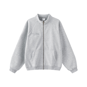 Gran oferta, nuevo producto, 420gsm, Color claro, cuello con forro polar, sudaderas con capucha y cremallera de invierno para hombres y mujeres - Product Image 6