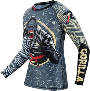 Ropa de Artes Marciales, Traje de Rashguard de MMA Hecho a Medida, Rashguard y Pantalones Cortos de Alta Calidad para Hombres, para Bjj, Fitness y Grappling - Product Image 3