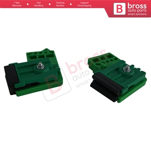 คลิปยึดกระจกหน้าต่างด้านหน้าซ้าย รุ่น BWR5311 สำหรับรถโปโลคลาสสิค 6KV2 ปี 1995-2002 แบบซีดาน - Product Image 3