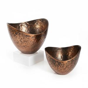 ชามผลไม้โลหะสั่งทำพิเศษ ทองเหลืองเคลือบโบราณ ของตกแต่งครัว ชามเสิร์ฟสำหรับตกแต่งโต๊ะอาหาร ทำด้วยมือ - Product Image 5