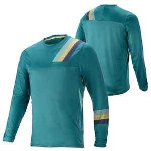 Maillots de VTT OEM tout-terrain à manches longues, imprimés intégralement par sublimation, pour motocross, faible MOQ, vêtements de VTT - Product Image 3