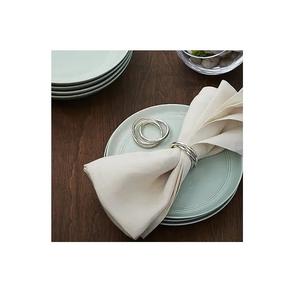 ห่วงรัดผ้าเช็ดปากโลหะรูปทรงสี่เหลี่ยม,ที่ใส่ผ้าเช็ดปากแฟนซีแบบแฮนด์เมดสำหรับตกแต่งบ้าน - Product Image 6