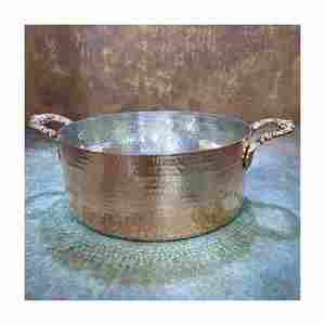 Vente chaude Pot de service en cuivre écologique Haute qualité d'exportation Qualité Traiteur Plats de service Cuisine à prix raisonnable - Product Image 1